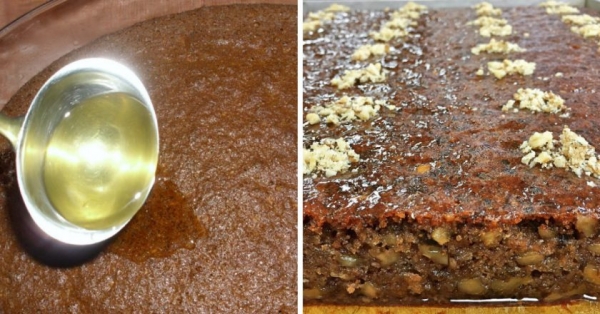 Пирог с орехами