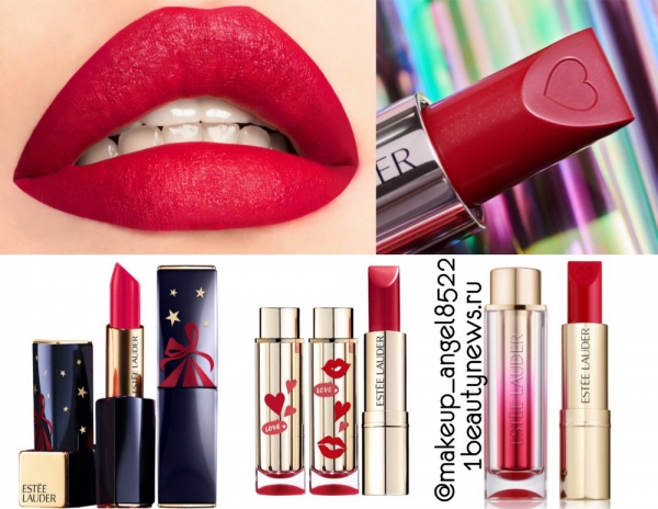 Лимитированные рождественские губные помады Estee Lauder Pure Color Lipsticks Limited Edition Holiday 2018